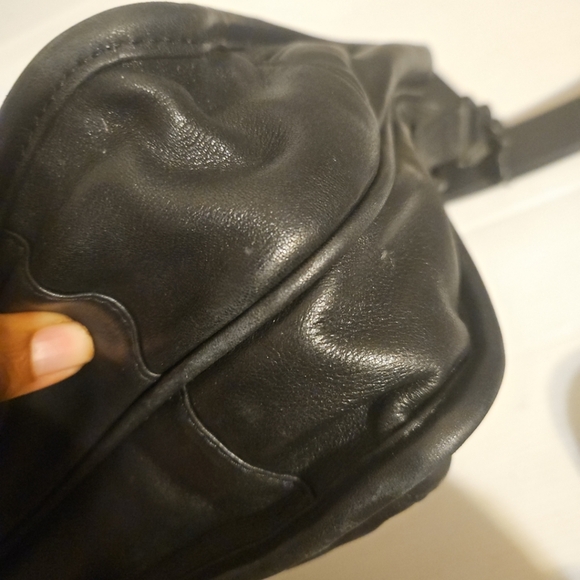 TUMI Alpha Black Leather Laptop Business Commuter Bag 9601D3 - Picture 9 of 14